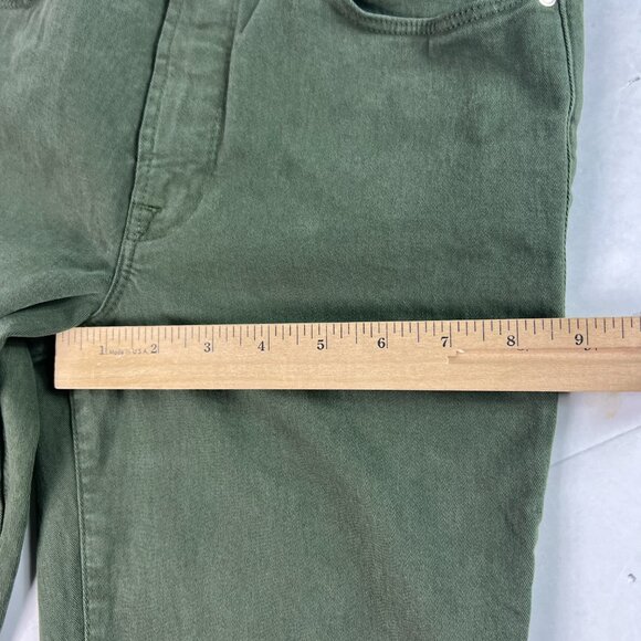 Good American Jeans Women's 26x26* Good Classic Straight Crop Green Denim Tag 27 - Picture 14 of 16